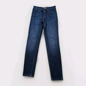 Everlane The High Rise Skinny Jean Ankle Stretch Blue Women Size 26